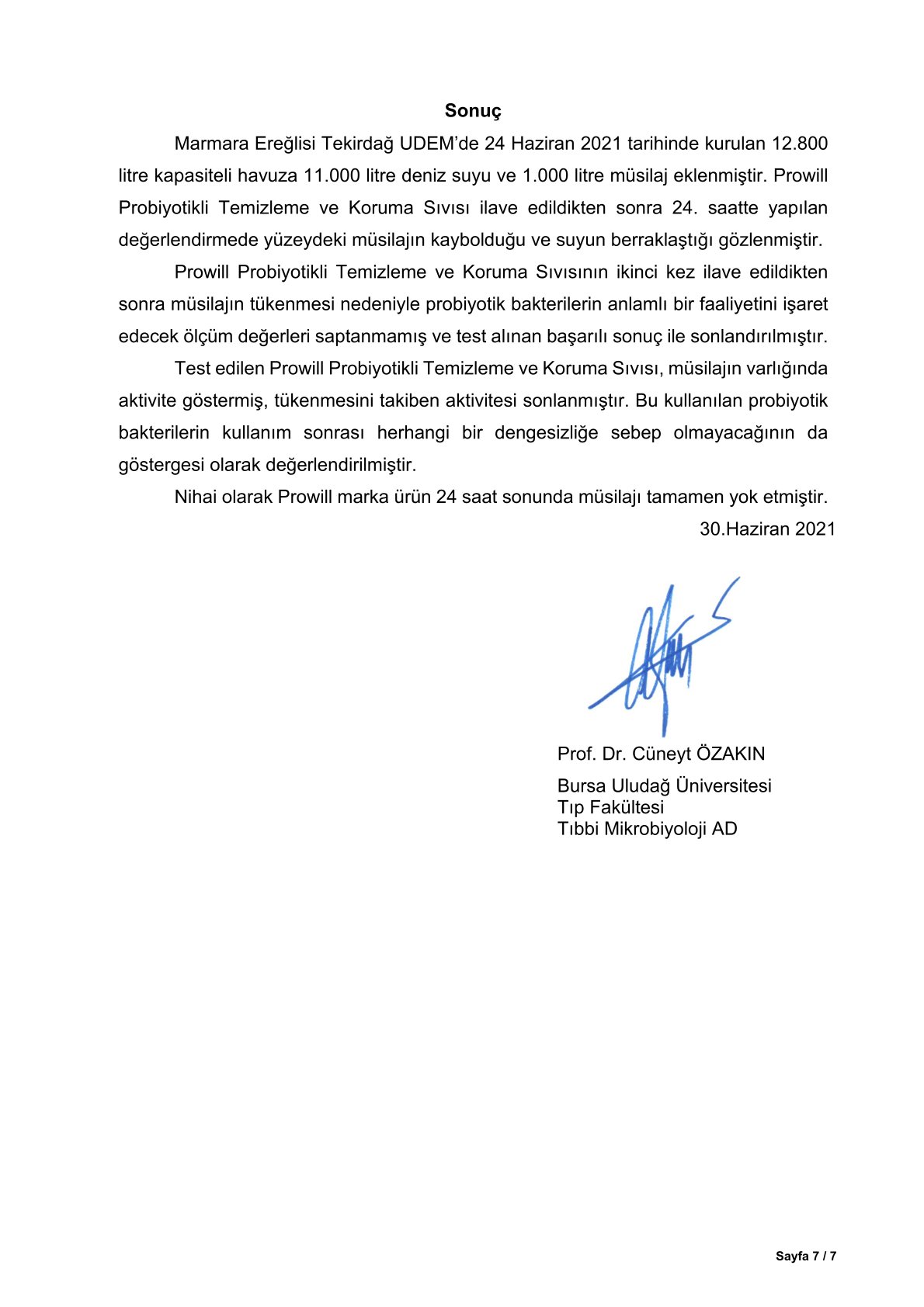 Deniz Salyası Proje Raporu 8